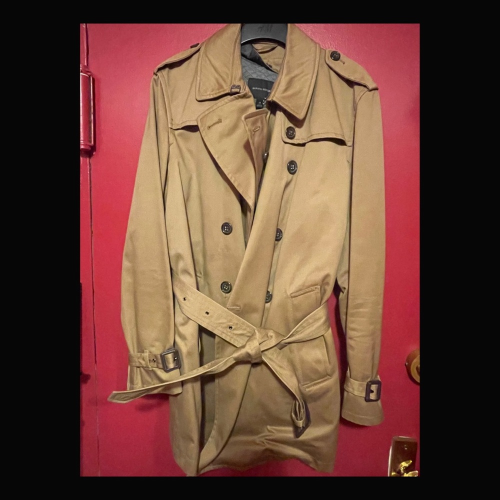 Banana Republic Tan Trench Coat